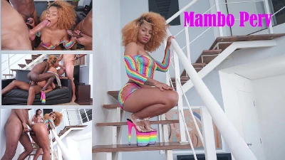 Cover for 'Sexy Fitness Ebony Rebeca Villar Fucked By 3 Huge Cocks (DAP, DP, Anal, Monster Cocks, Gapes, ATM, Ebony)'