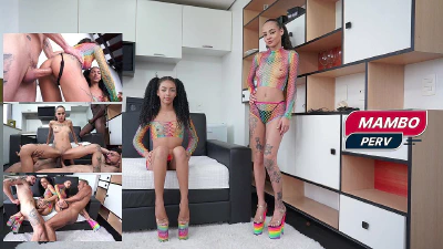 Cover for 'Rainbow Sluts #1: Two Very Slim Brazilian, Larinha & Vitoria, Fucked By 3 Huge Cocks (DAP, Anal, 3On2,BBC, Pee, Slim, 0% Pussy, Men Of Culture Friendly)'