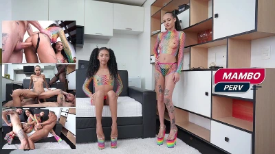 Rainbow Sluts #1: Two Very Slim Brazilian, Larinha & Vitoria, Fucked By 3 Huge Cocks (DAP, Anal, 3On2,BBC, Pee, Slim, 0% Pussy, Men Of Culture Friendly)